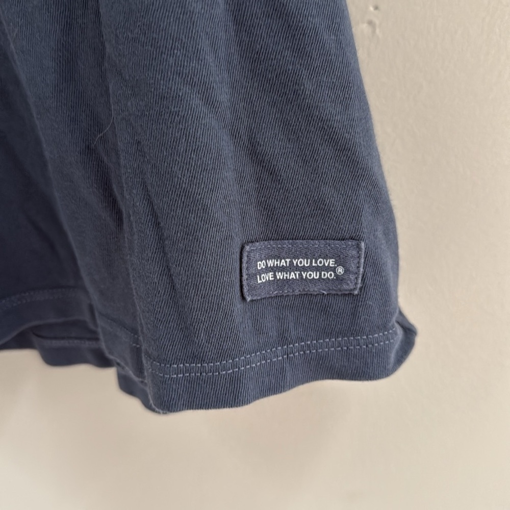 LIFE IS GOOD Women's Marine Blue Daisy Short Sleeve V-Neck- Size XXXL - Picture 4 of 10